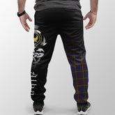Durie Tartan Crest Jogger Sweatpants - Alba Celtic Style